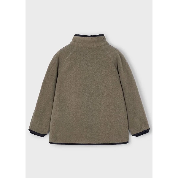 MAYORAL CARDIGAN FLEECE GREY-GREEN