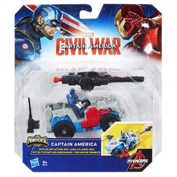 CAPTAIN AMERICA COMBAT RACERS MOVIE 2.5\'\' - 2 DESIGNS