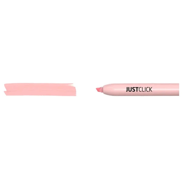 MORRIS JUST CLICK HIGHLIGHTER 3.5mm ΠΑΣΤΕΛ - ΡΟΖ