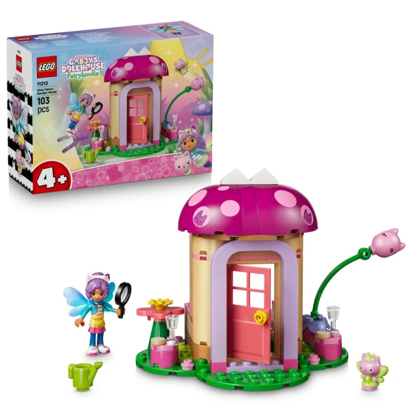 LEGO® GABBY’S DOLLHOUSE KITTY FAIRYS GARDEN HOUSE