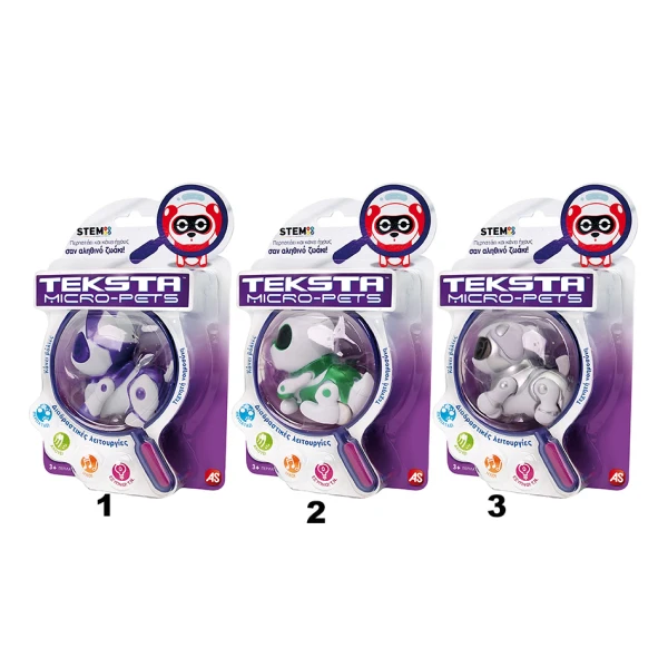 TEKSTA MICRO-PETS ΡΟΜΠΟΤ ΓΙΑ 3+ ΧΡΟΝΩΝ