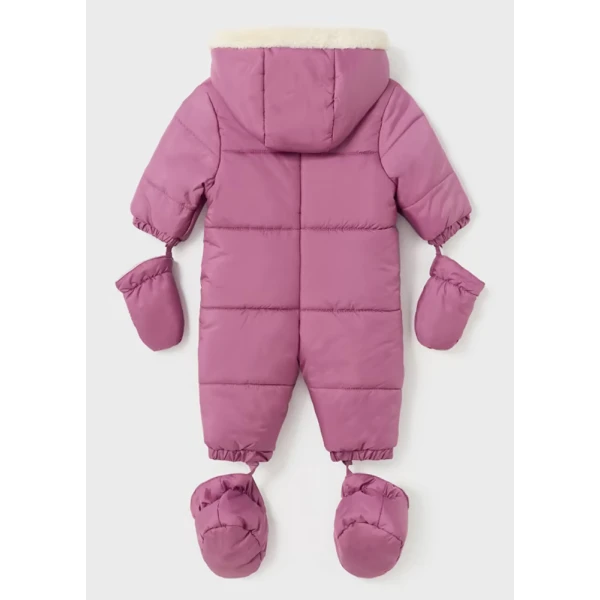 MAYORAL PRAMSUIT MICROFIBER EGGPLANT