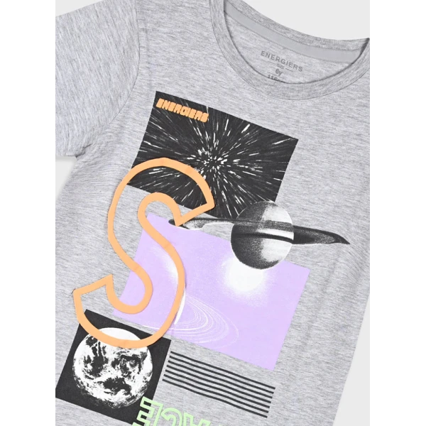 ENERGIERS BLOUSE GREY MELANGE
