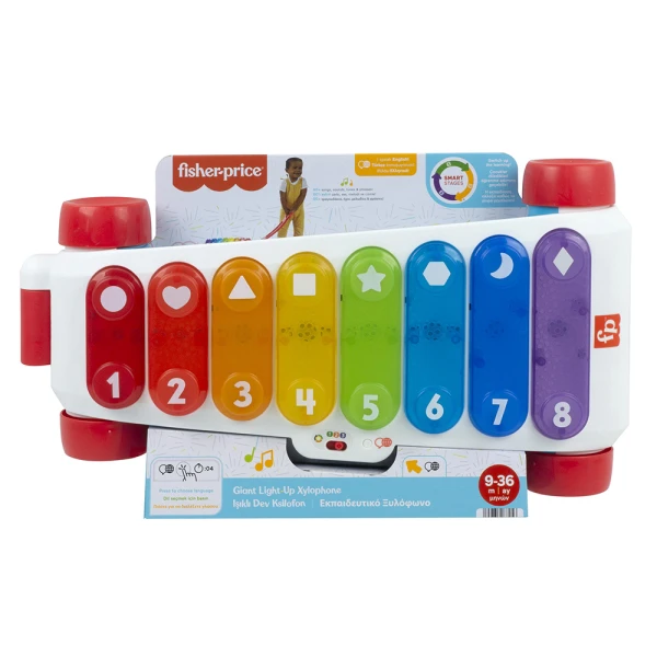 FISHER PRICE ΕΚΠΑΙΔΕΥΤΙΚΟ ΜΕΓΑΛΟ ΞΥΛΟΦΩΝΟ - ΕΛΛΗΝΙΚΑ & ΑΓΓΛΙΚΑ