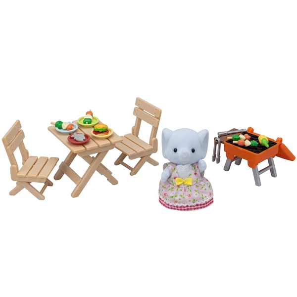 THE SYLVANIAN FAMILIES ΣΕΤ ΜΠΑΡΜΠΕΚΙΟΥ ΠΙΚ-ΝΙΚ ΜΕ ΤΗ ΜΙΚΡΟΥΛΑ ELEPHANT 5640