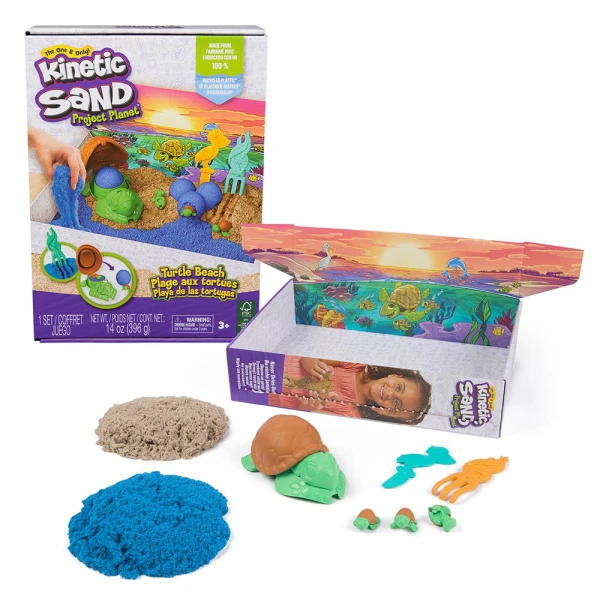 KINETIC SAND BEACH SET TURTLE