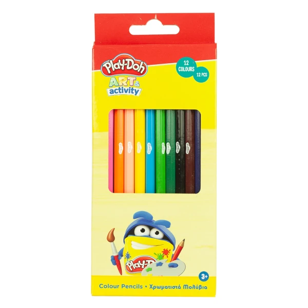 COLOUR PENCILS PLAYDOH 12 pcs