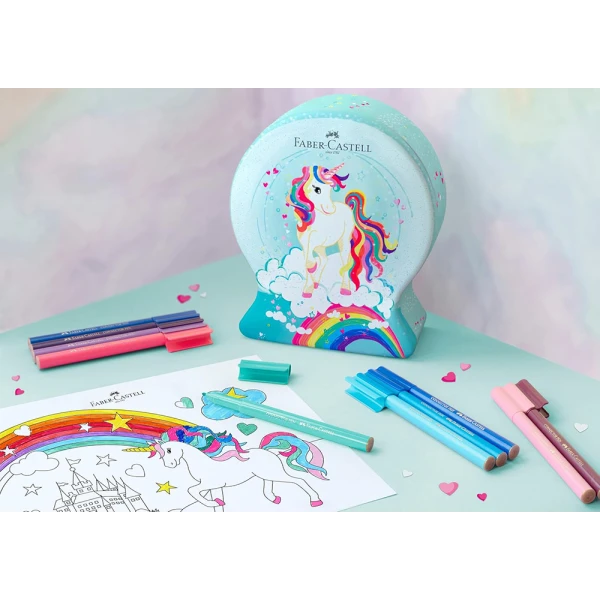 FABER-CASTELL ΜΑΡΚΑΔΟΡΟΙ CONNECTOR ΣΕΤ 33 ΧΡΩΜΑΤΑ - ΜΟΝΟΚΕΡΟΣ