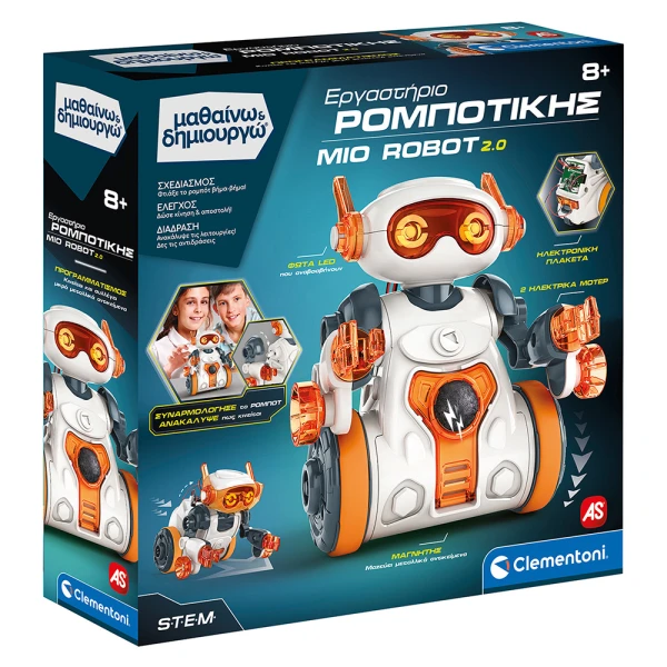 SCIENCE AND PLAY ROBOTICS EDUCATIONAL GAME ROBOTICS LABORATORY MIO ROBOT FOR AGES 8+