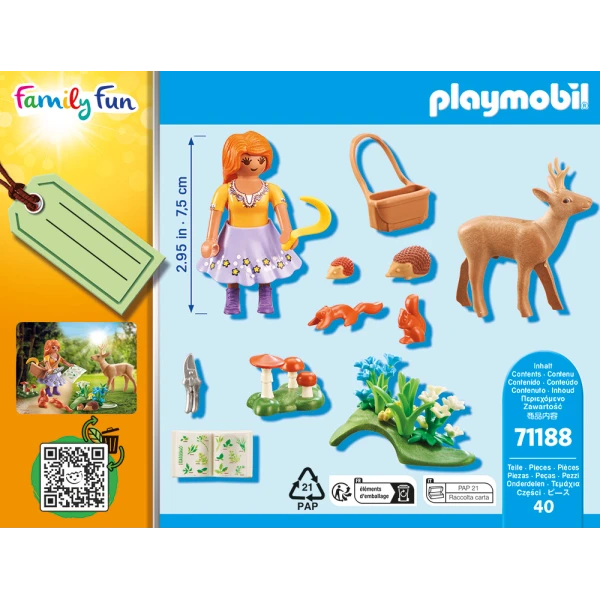 PLAYMOBIL FAMILY FUN GIFT SET PLANT SCIENTIST