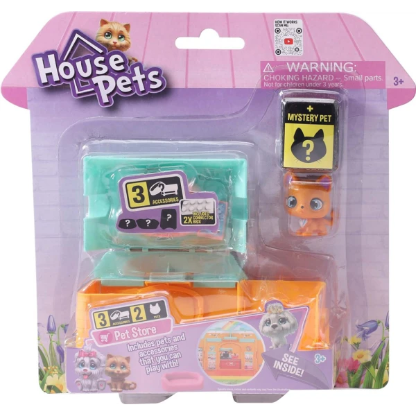 HOUSE PETS PLAYSET - 5 DESIGNS