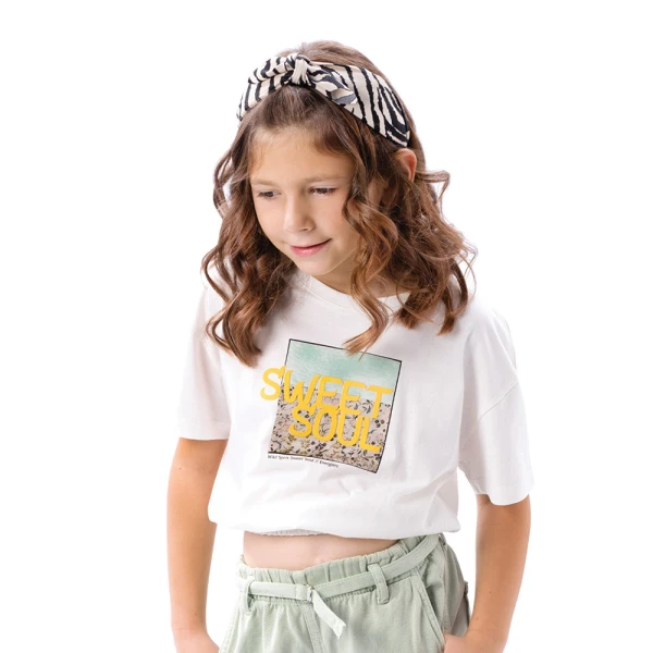 ENERGIERS GIRL\'S BLOUSE ECRU