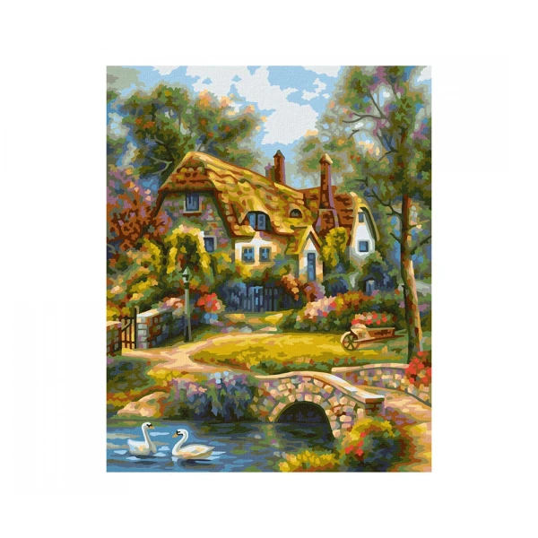 SCHIPPER MNZ ΖΩΓΡΑΦΙΚΗ ΜΕ ΑΡΙΘΜΟΥΣ - OLD ENGLISH COTTAGE