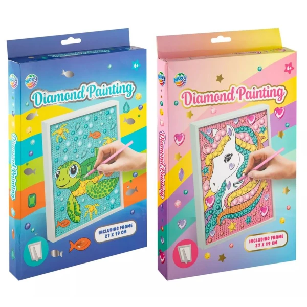 DIAMOND PAINTING WITH FRAME - 2 DESIGNS
