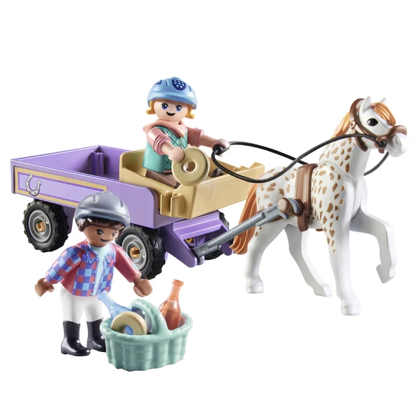 PLAYMOBIL HORSES OF WATERFALL ΆΛΟΓΟ ΜΕ ΑΜΑΞΑ