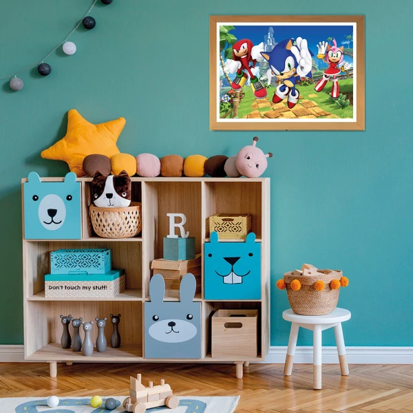 CLEMENTONI ΠΑΖΛ SUPER COLOR SONIC 104 τεμ.