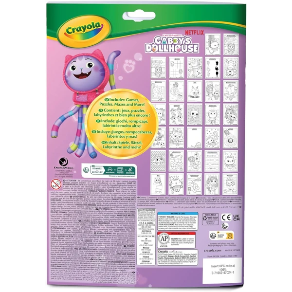 CRAYOLA GABBY COLOR & ACTIVITY PAD GABBY