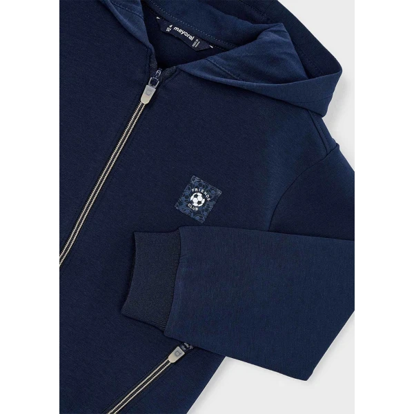 MAYORAL CARDIGAN ZIPPER NAVY BLUE 