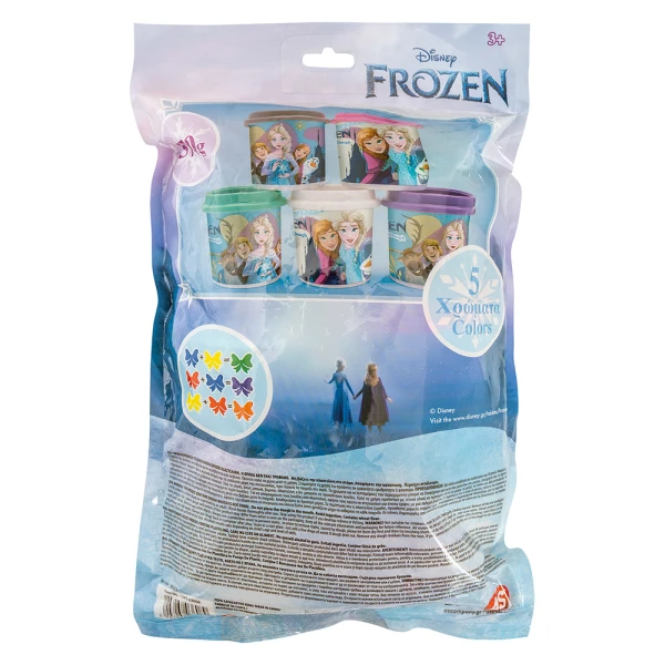 AS ΠΛΑΣΤΕΛΙΝΗ DISNEY FROZEN ΣΑΚΟΥΛΑΚΙ ΜΕ 5 ΒΑΖΑΚΙΑ ΚΑΙ ΚΑΠΑΚΙΑ ΚΑΛΟΥΠΑΚΙΑ 570gr ΓΙΑ 3+ ΧΡΟΝΩΝ