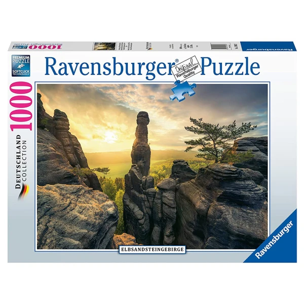 RAVENSBURGER PUZZLE 1000 pcs ELBE SANDSTONE MOUNTAINS
