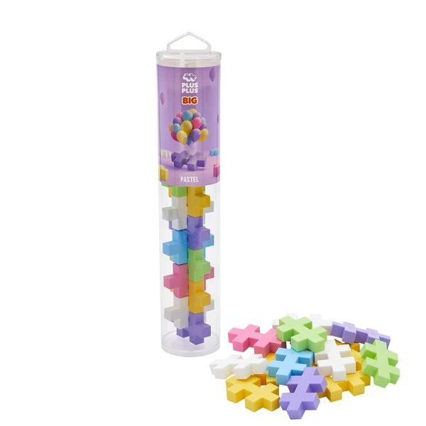 PLUS-PLUS BIG BLOCKS PASTEL FOR 12+ MONTHS