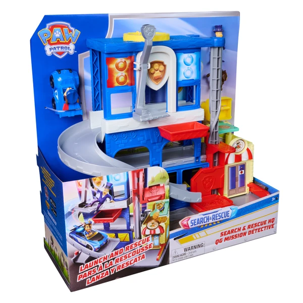 PAW PATROL SEARCH & RESCUE PLAYSET POLICE STATION PUP SQUAD