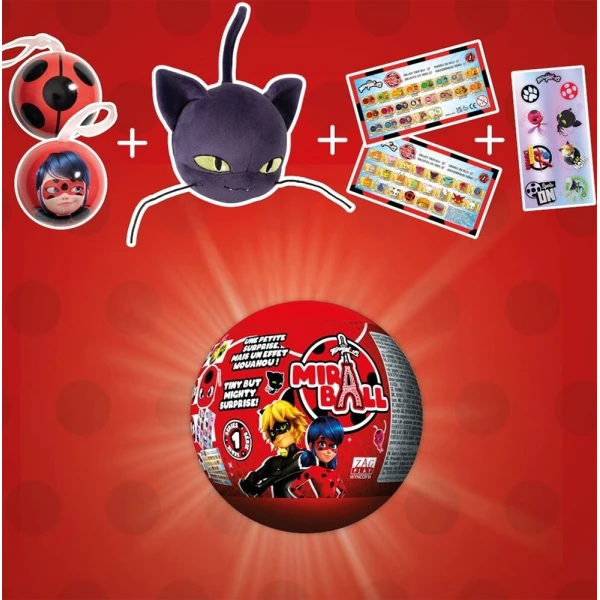 MIRACULOUS MIRABALL WITH SURPRISE PLUSH
