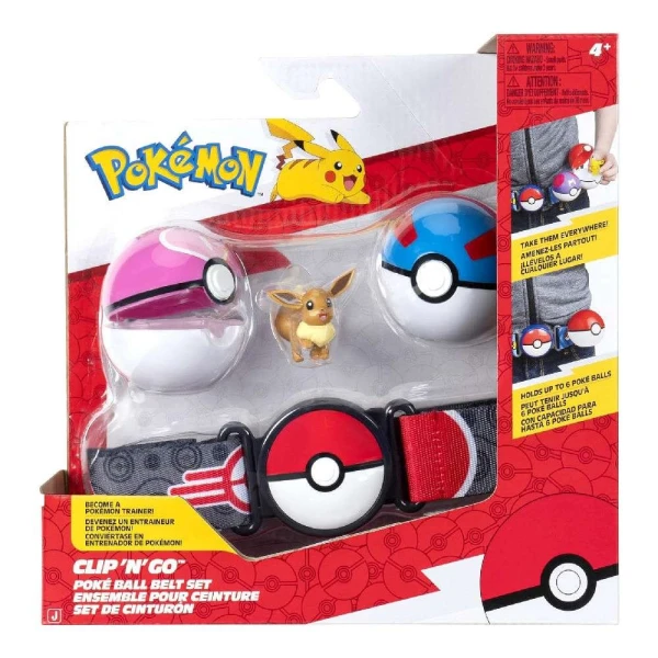 POKEMON CLIP N\' GO POKE BALL ΜΕ ΖΩΝΗ W19 - EEVEE