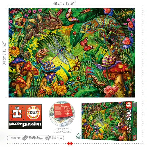 EDUCA ΠΑΖΛ 500 τεμ. COLOURFUL FOREST
