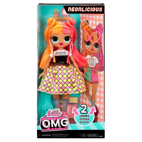 L.O.L. SURPRISE O.M.G. HoS DOLL ΚΟΥΚΛΑ NEONLICIOUS