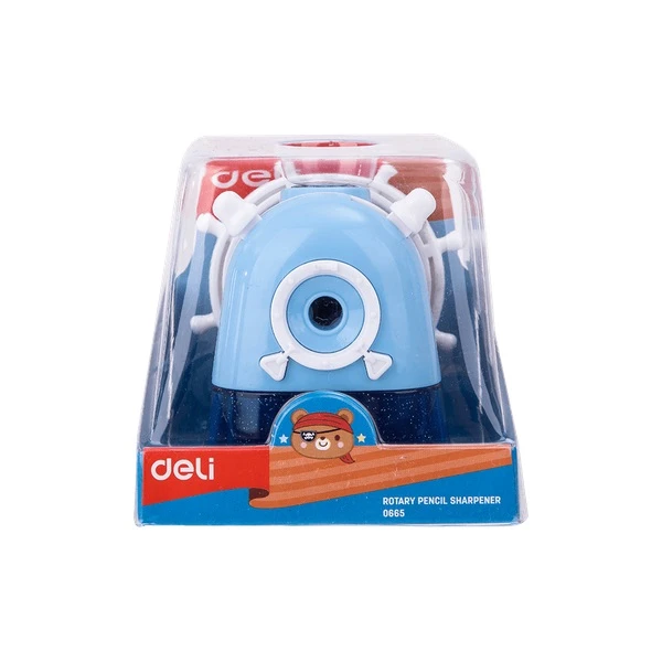 DELI METAL SINGLE SHARPENER - 4 COLOURS