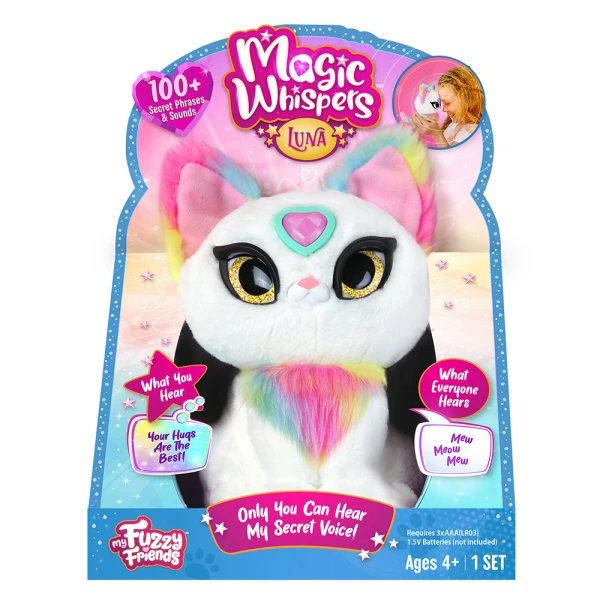 MY FUZZY FRIENDS MAGIC WHISPER KITTY - 3 DESIGNS