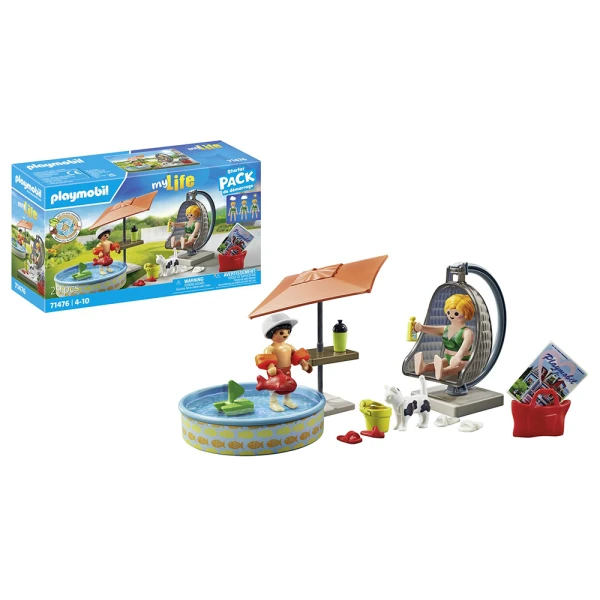PLAYMOBIL CITY LIFE SPLASHING FUN IN THE GARDEN
