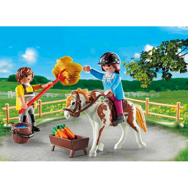PLAYMOBIL COUNTRY STARTER PACK HORSEBACK RIDING