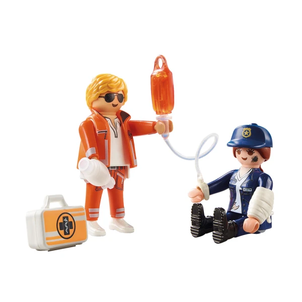 PLAYMOBIL CITY LIFE DUOPACK DOCTOR AND POLICE OFFICER