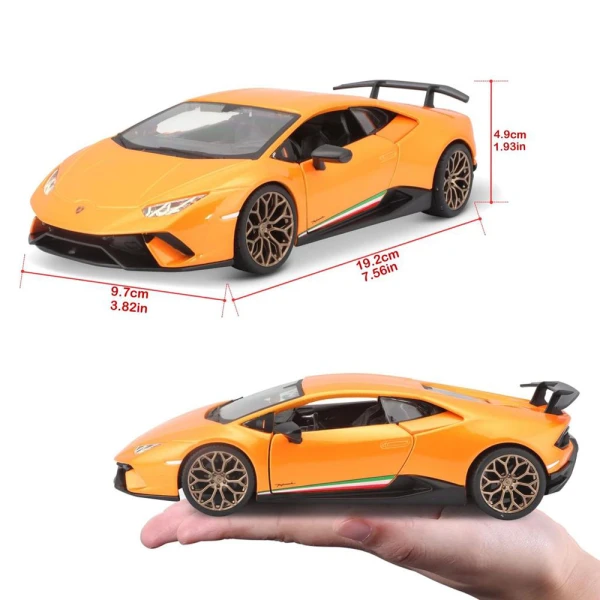 BBURAGO 1:24 LAMBORGHINI HURACAN PERFORMANTE ORANGE
