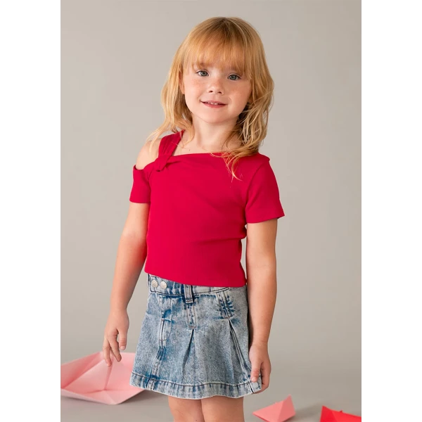 MAYORAL SKIRT DENIM WIDE DENIM BRIGHT