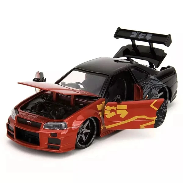 GODZILLA ΑΥΤΟΚΙΝΗΤΟ 1:24 2002 NISSAN SKYLINE GTR (R34)