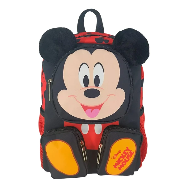 MUST TEAM PRESCHOOL BACKPACK 27X10X31 cm WITH 2 COMPARTMENTS MICKEY MOUSE POCKET