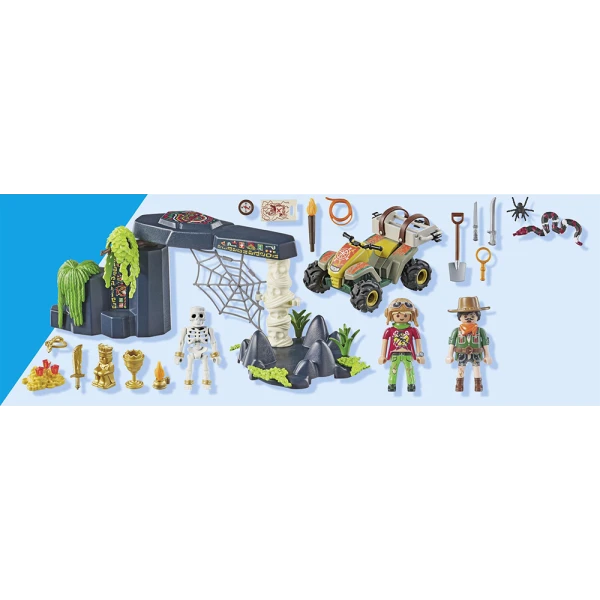 PLAYMOBIL DINOS ΚΥΝΗΓΙ ΘΗΣΑΥΡΟΥ ΣΤΗΝ ΖΟΥΓΚΛΑ