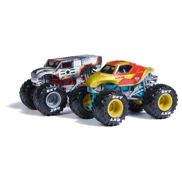 MONSTER JAM ΟΧΗΜΑΤΑ MARVEL 2 PACK 1:64 - 2 ΣΧΕΔΙΑ
