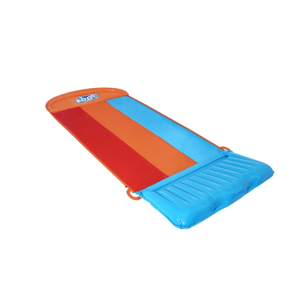 BESTWAY H2OGO! TRIPLE SLIDE 4.88m INFLATABLE GARDEN TSUNAMI SPLASH RAMP