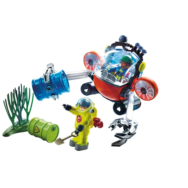 PLAYMOBIL CITY ACTION ENVIRONMENTAL EXPEDITION WITH DIVE BOAT