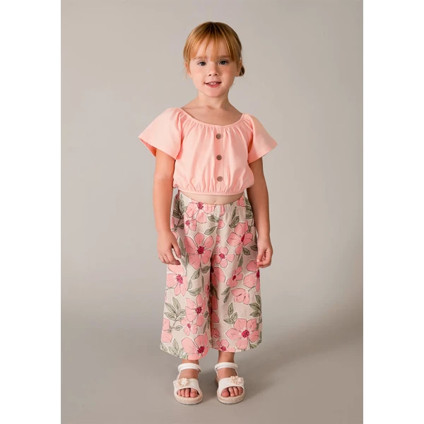 MAYORAL SET PANTS LONG PRINTED MANDARIN 