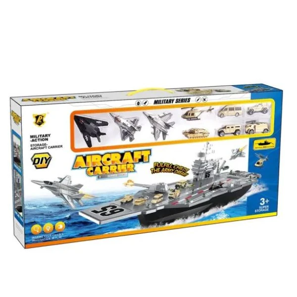 MILITARY SET CARRIER WITH HELICOPTER