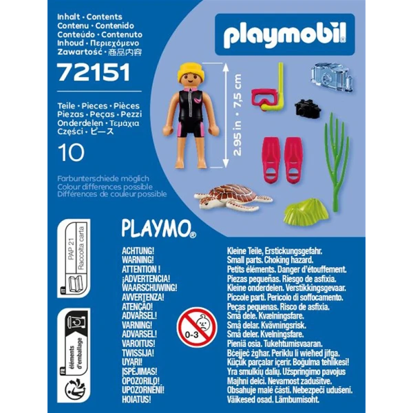 PLAYMOBIL SPECIAL PLUS ΔΥΤΡΙΑ ΜΕ ΧΕΛΩΝΑ