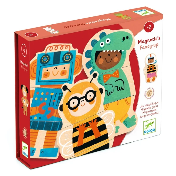 DJECO ΞΥΛΙΝΑ ΜΑΓΝΗΤΑΚΙΑ ΤΡΕΛΕΣ ΜΕΤΑΜΦΙΕΣΕΙΣ 24 τεμ.