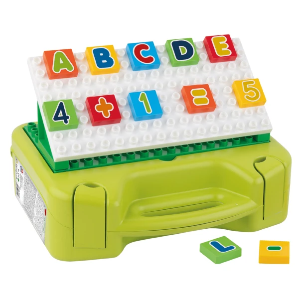 UNICOPLUS BRICKS IN CASE LETTERS AND NUMBERS 33 pcs