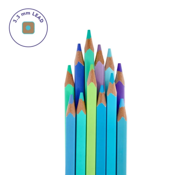 LEGAMI ΣΕΤ 12 ΧΡΩΜΑΤΑ LIVE COLOURFULLY - CYAN
