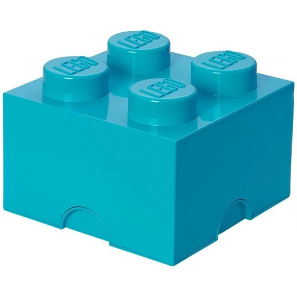 LEGO STORAGE BRICK 4 DIF LEGO 322 MEDIUM AZUR